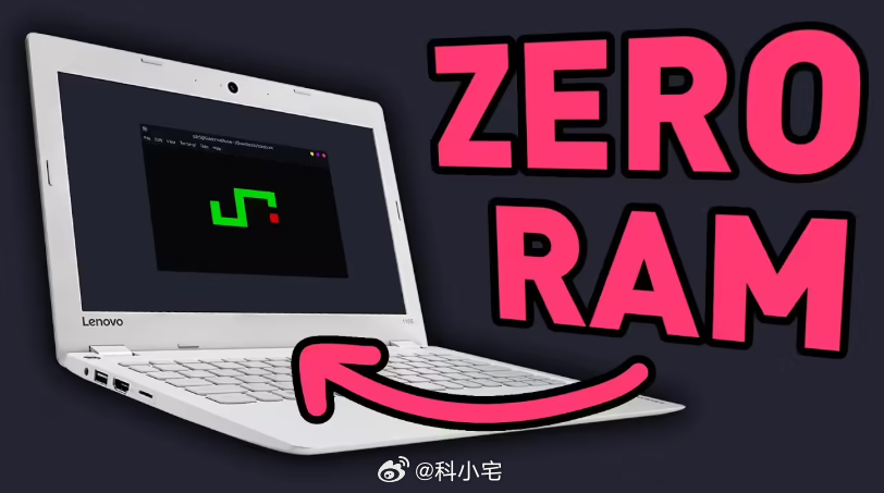 硬核玩家尝试让电脑“无 RAM 运行”，竟然成功运行了《贪吃蛇》这下内存的钱岂不