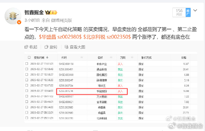 2月27日的$华瓷股份 sz001216$ 涨停了 