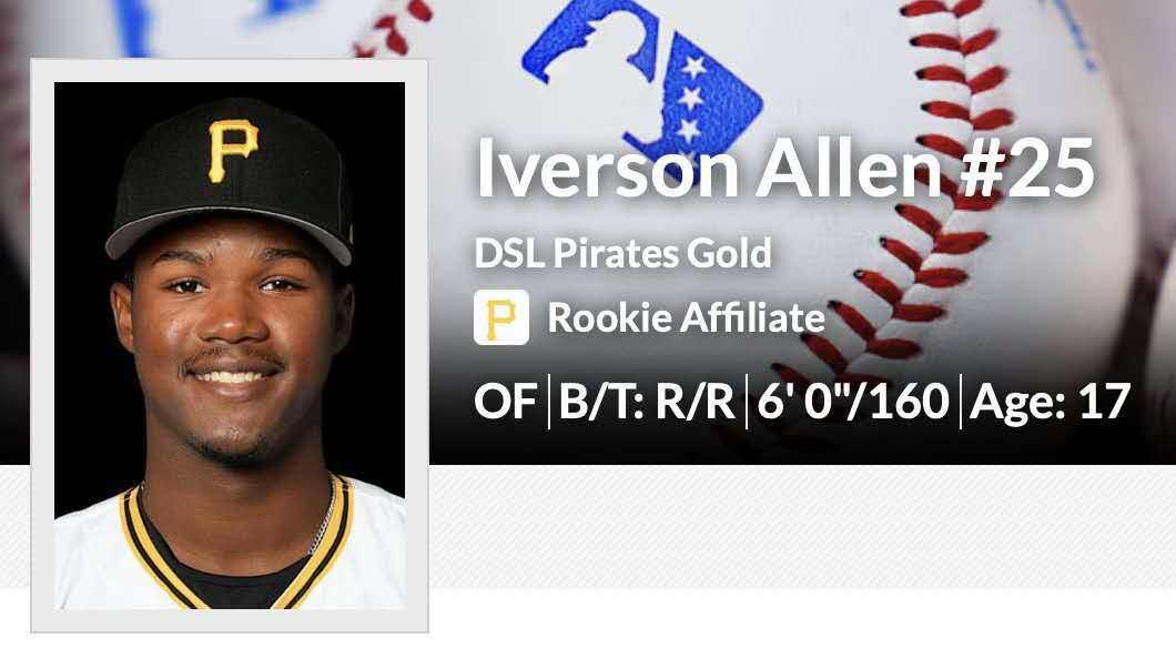 隔壁MLB的选秀大会上匹兹堡海盗今年选了个新秀Iverson Allen. 绰号