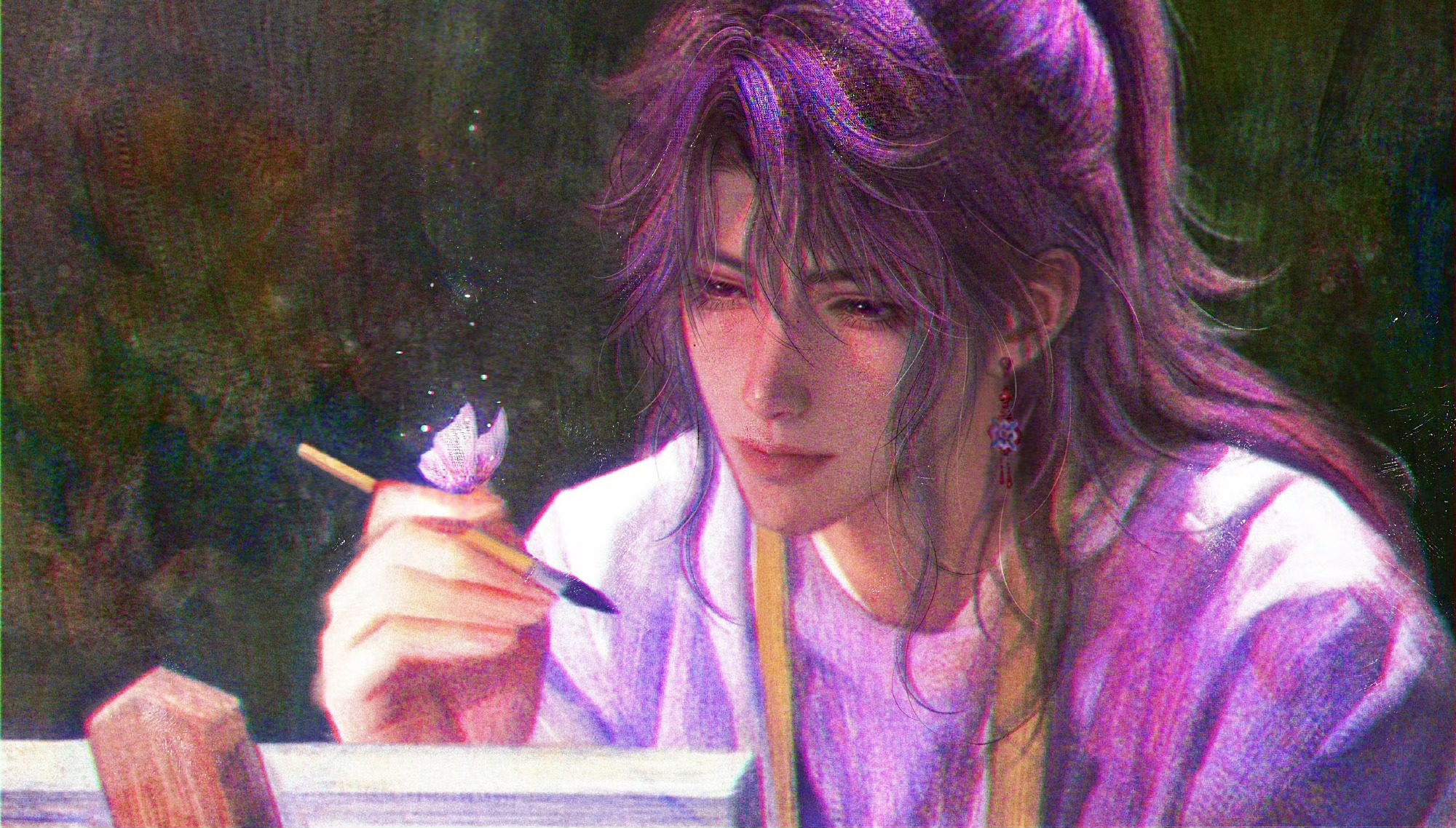 名字是世界上最灵验的咒语，呼唤他名宇时，千万只蝴蝶在胸口振翅，如他的心声翻涌而出