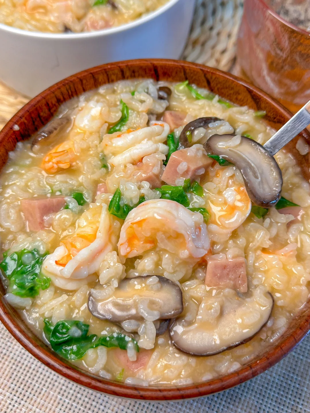 一定要试试这个鲜虾粥！！我可以喝一辈子！！