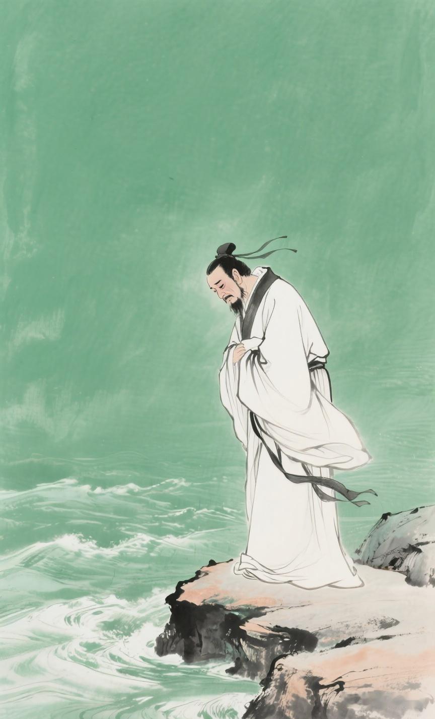 屈原投江今说
       屈原投江缘由，向来众说纷纭。长期以来，人们认为他不忍