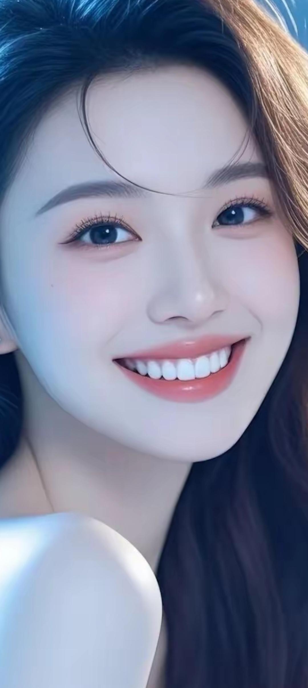 甜美笑容，元气满满的一天！😊✨