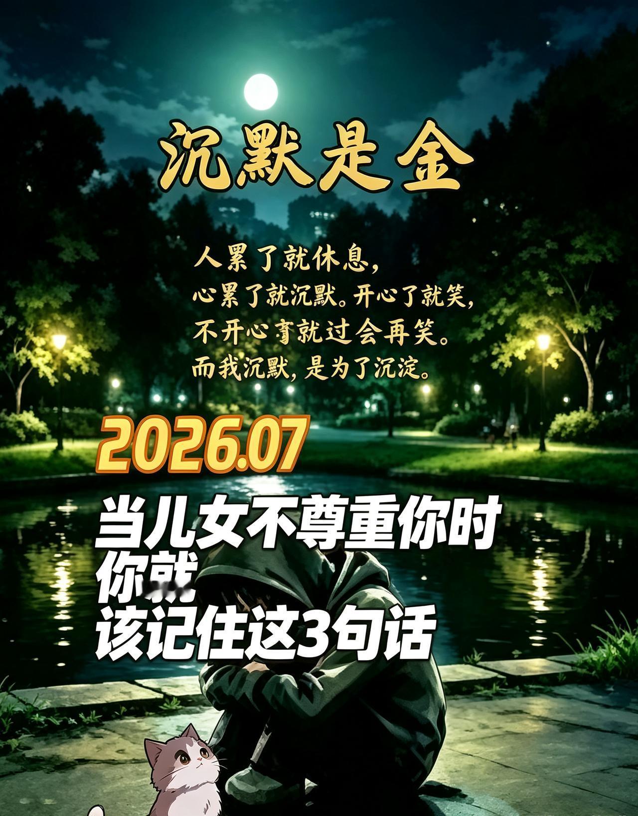 你有没有发现，人到了中年，最让人心里发凉的事，不是日子多难，而是你一把屎一把尿拉