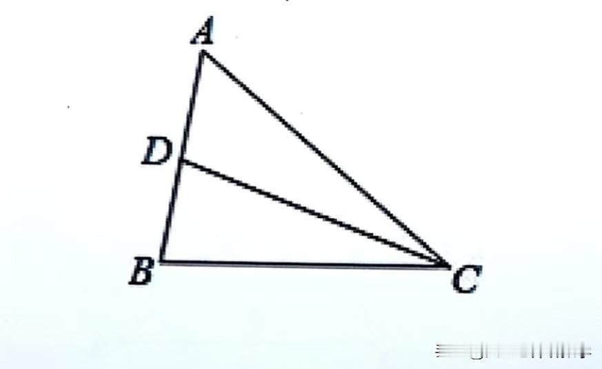 中考数学必刷题，几何题：
如图所示，在△ABC中，∠A=60°，点D为AB上的点