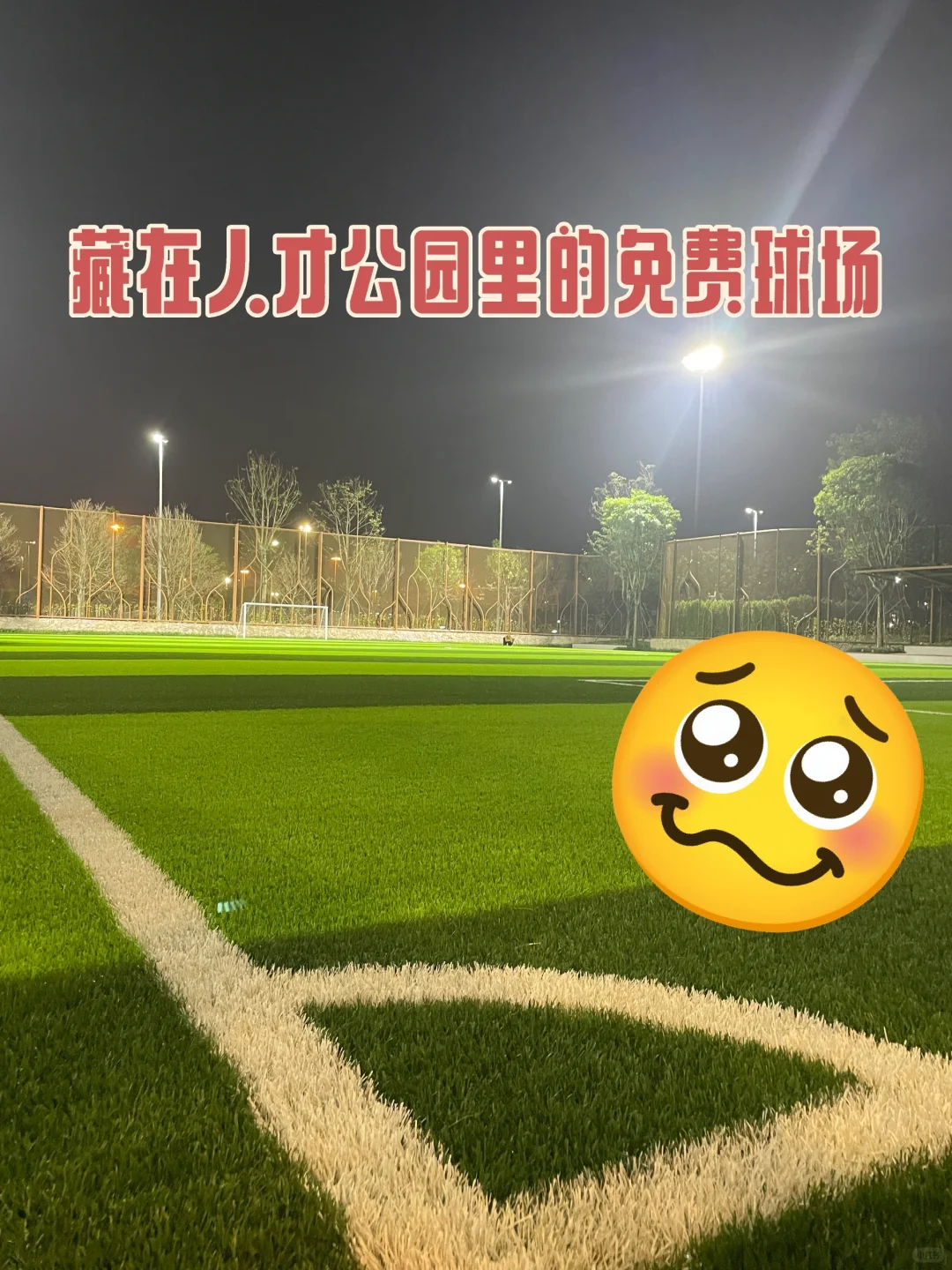 人才公园居然有免费球场！！！