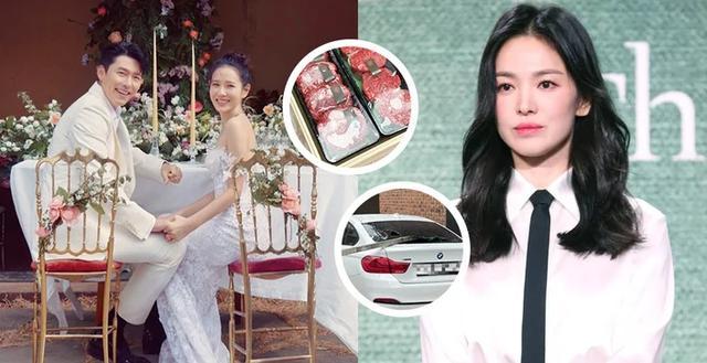 近日有网友A某在网上发文，分享自己收到顶级明星夫妻的韩牛礼物。A某写道：听说就在