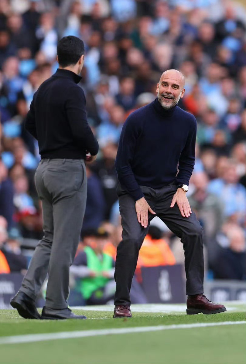 有心无力！天王山之战验格局，枪手输球缺少冠军厚度阿森纳没能在伊蒂哈德击败曼城，输