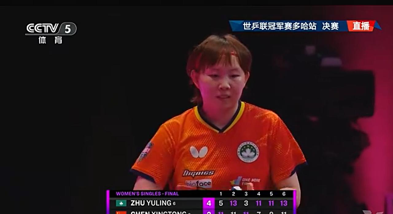 虽然觉得幸同没能夺冠很可惜，但看到朱雨玲和陈振江师徒首次合作便收获冠军，也很替她