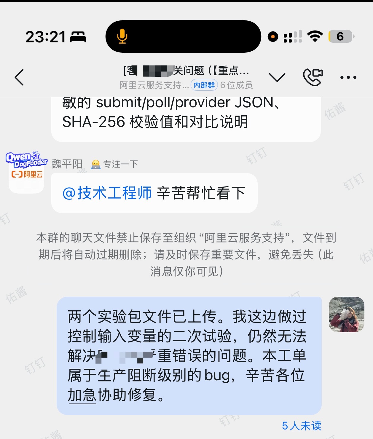半夜建钉钉工单群也是想气死他们工程师没事要死一起死P0 问题不修好都别给老子睡！