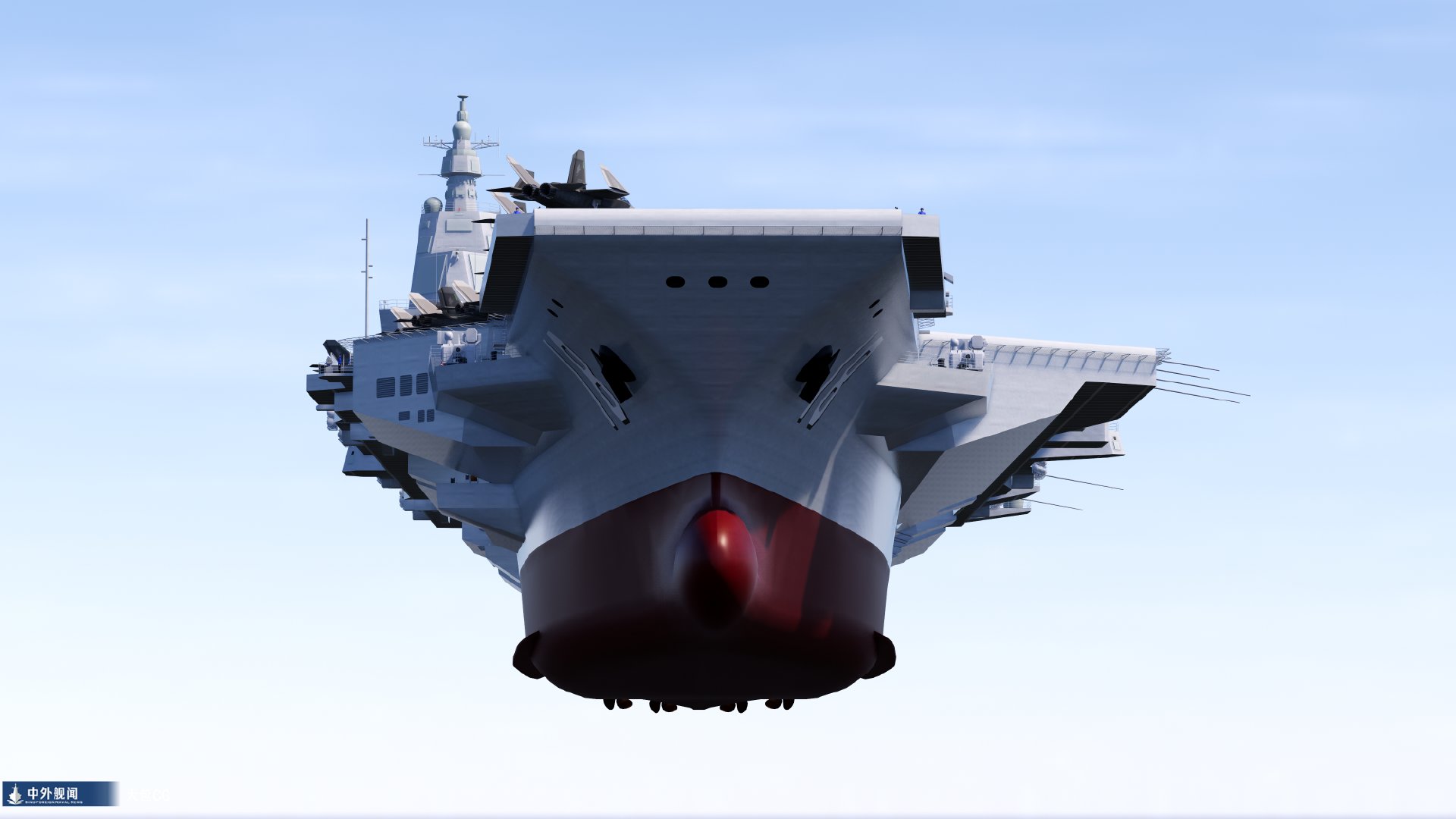 热烈庆祝003型航空母舰首飞成