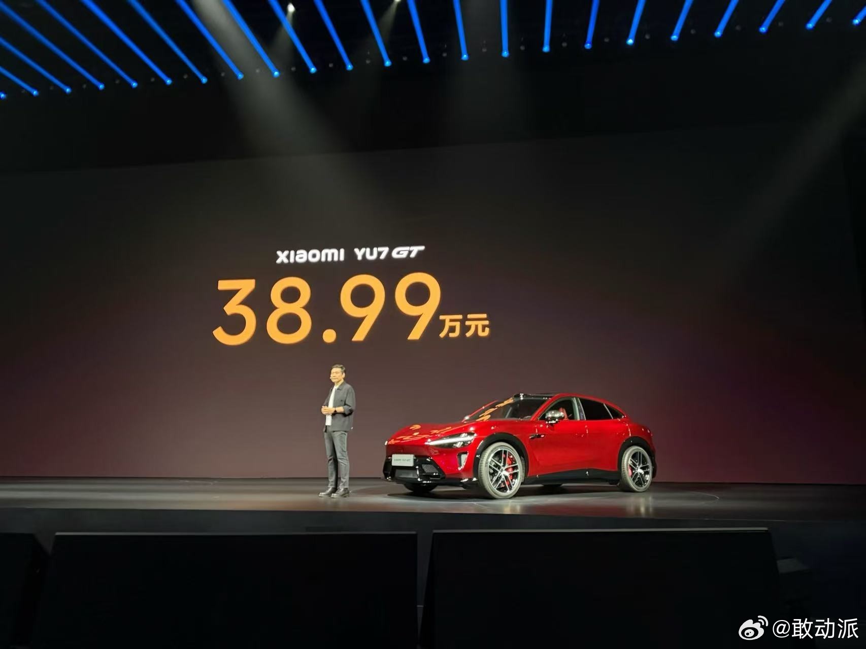 小米YU7 GT定价38.99万元，以百万级性能SUV实力，杀入40万内市场。核