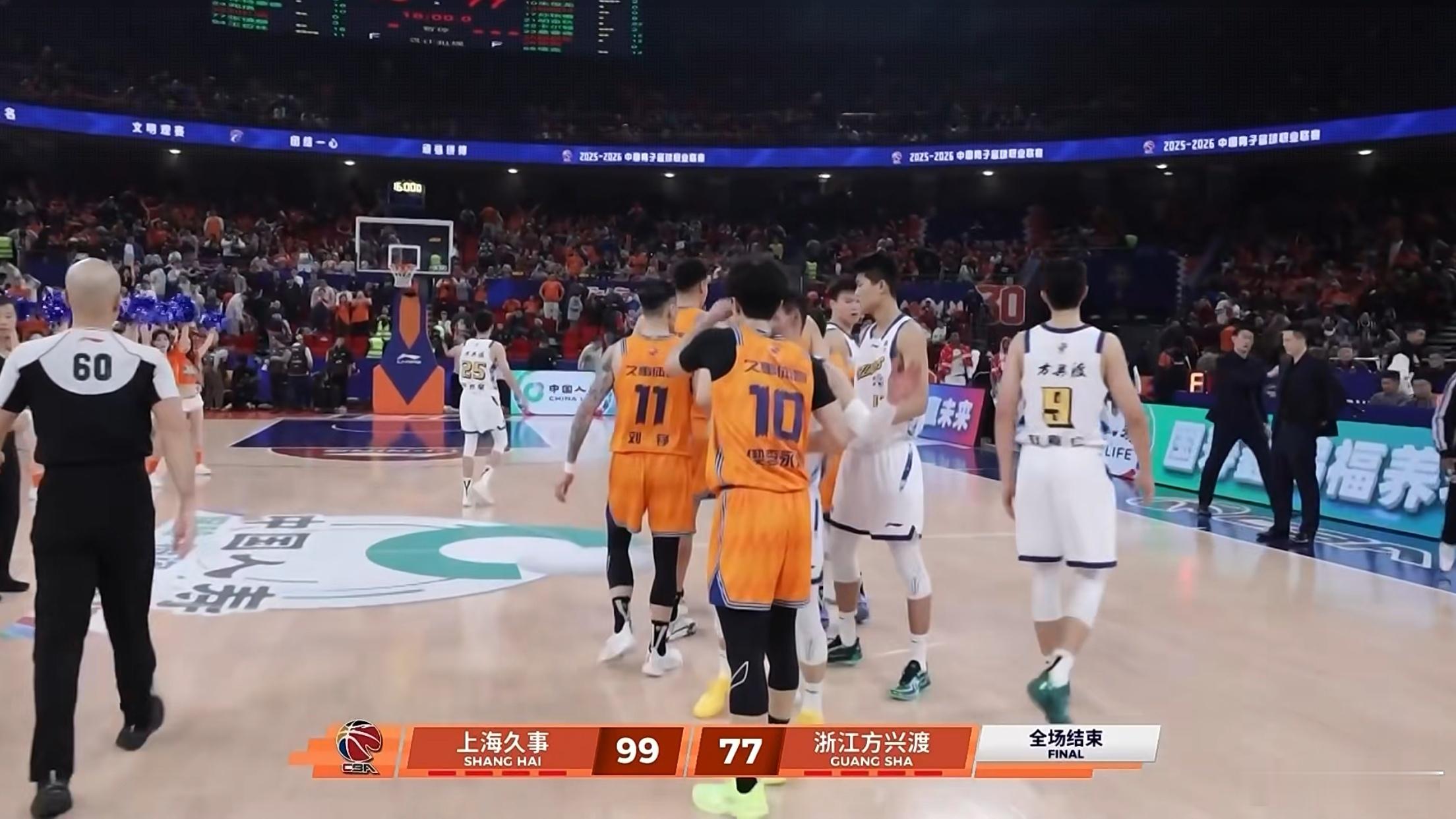 上海男篮vs广厦男篮广厦输给上海22分，8连胜终结...不知他们是不想做到还是想