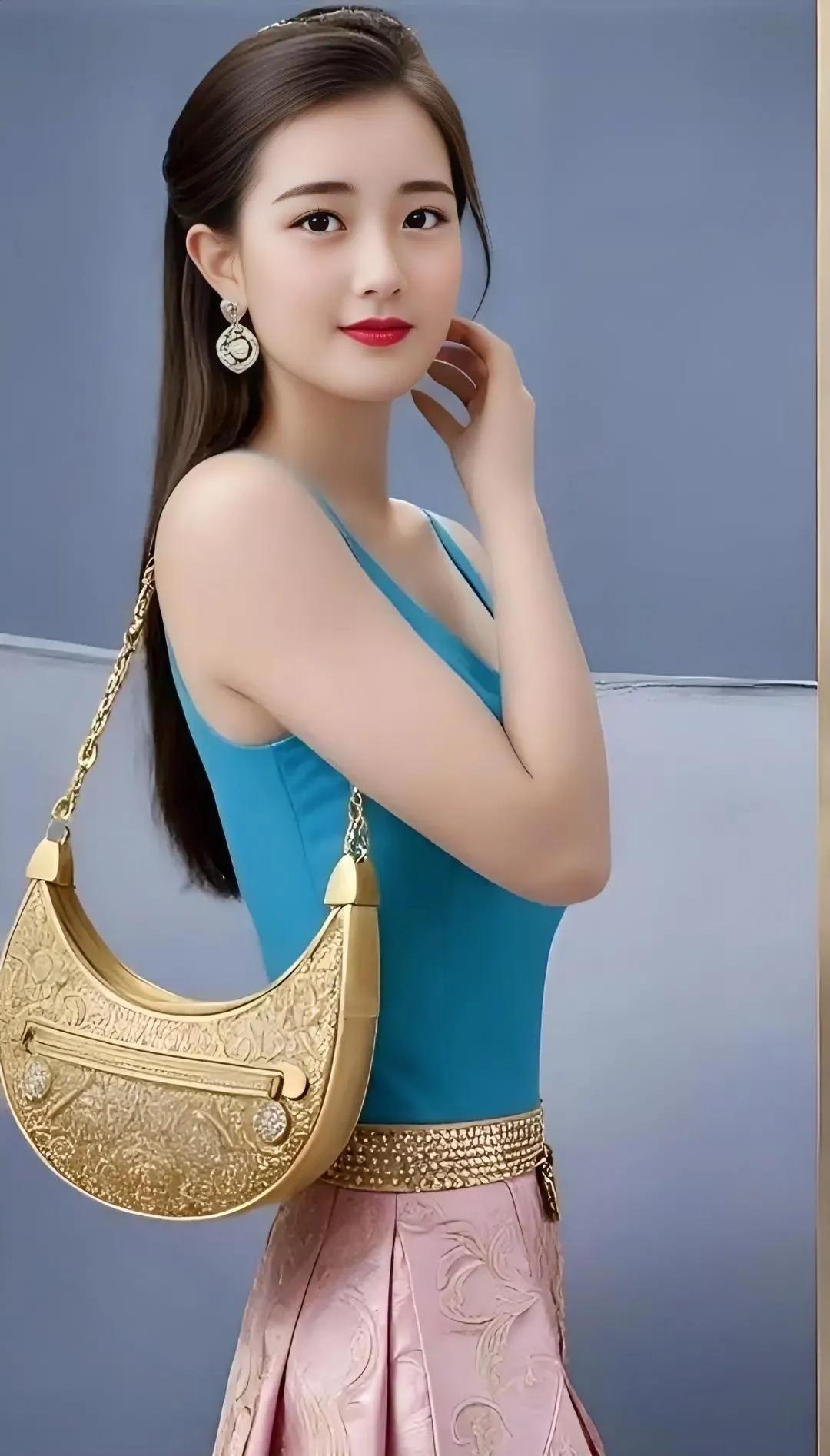 气质优雅的时尚穿搭，精致配饰点缀精致优雅气质佳 时尚女神范爆棚