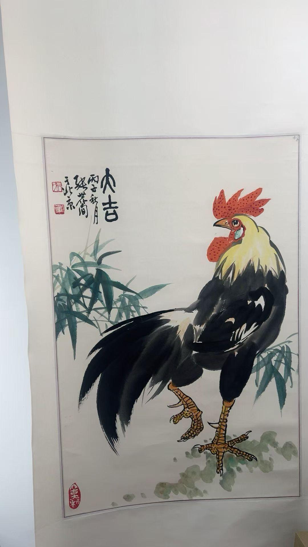 张世简先生三开作品，喜欢私聊