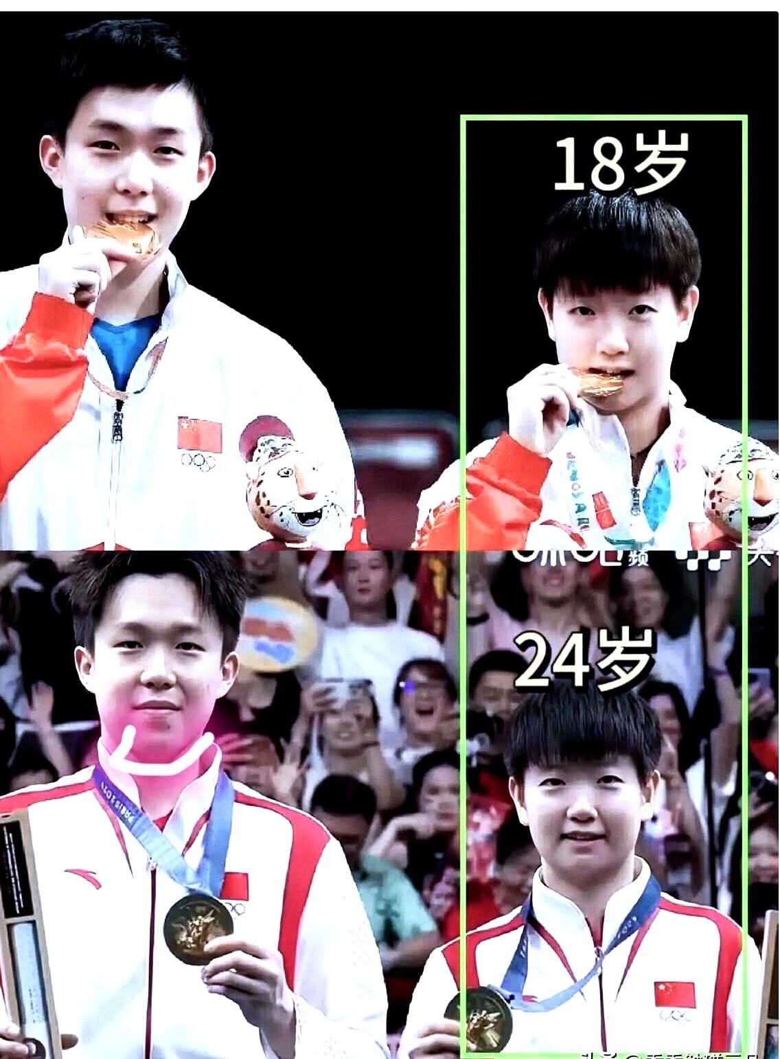 孙颖莎的“不老”，不止是那张娃娃脸。

连搭档王楚钦都调侃她“duang dua