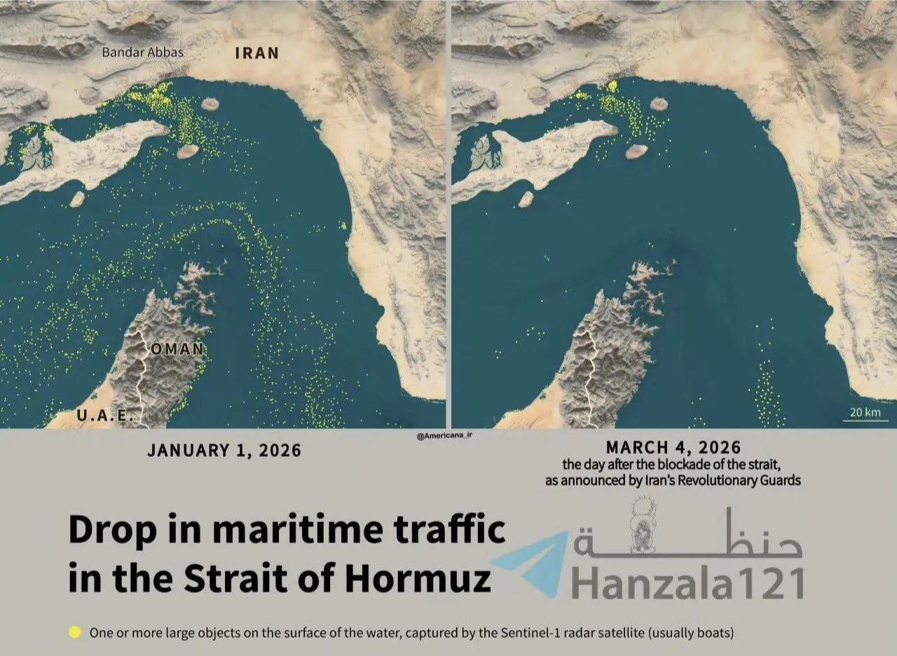 霍尔木兹海峡失去了往日的繁忙，几乎没有船只通行了。航运公司和保险公司对于海上安全