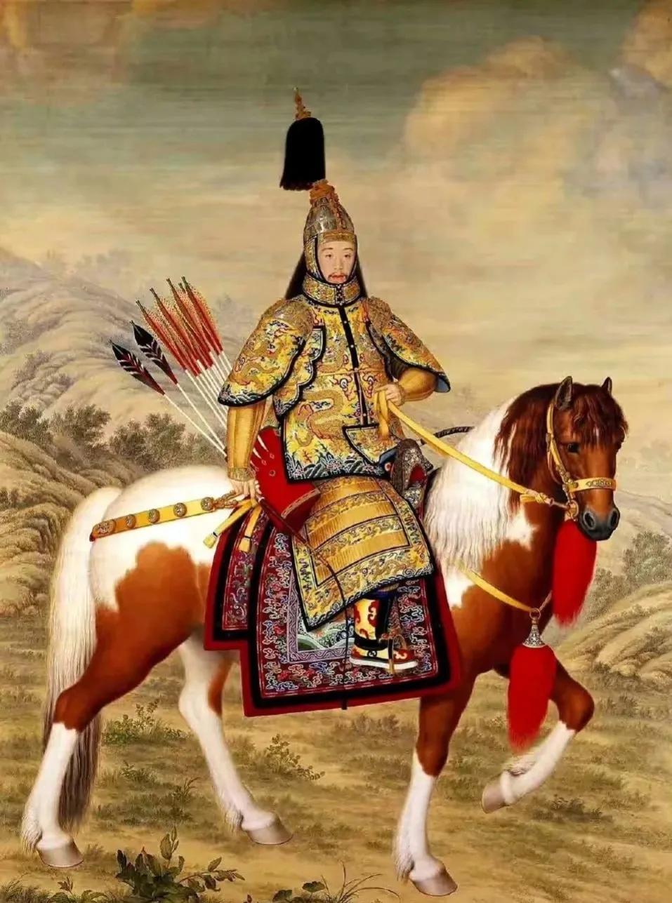 郎世宁是意大利人，在清朝皇家宫廷生活了五十多年，历经康熙、雍正、乾隆三朝。

其