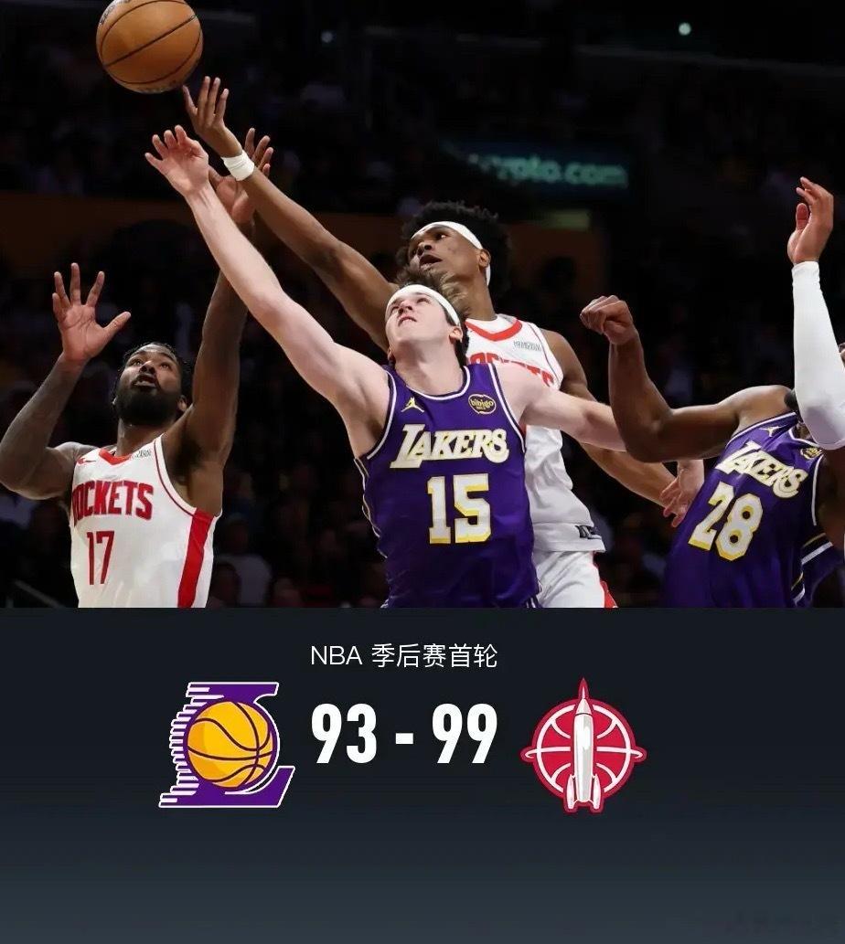 体育 北京时间4月30日NBA 季后赛首轮，火箭vs湖人。半场湖人47-51火箭