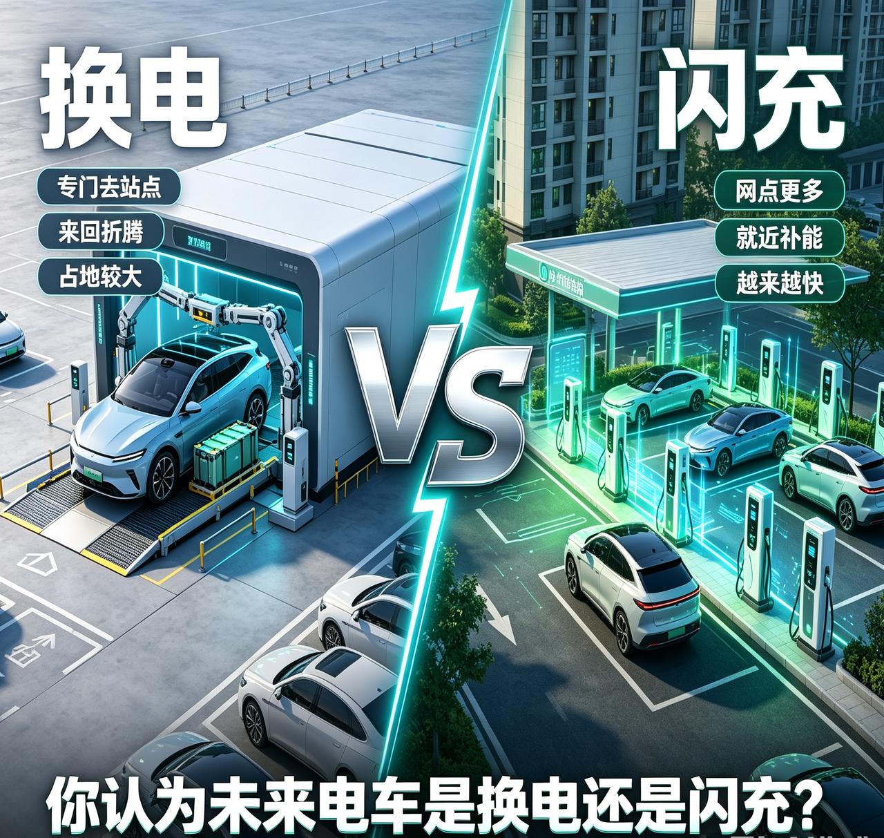 网上关于电动车补能，闪充和换电哪个才是未来，吵得不可开交，各说各的理，从今天起，