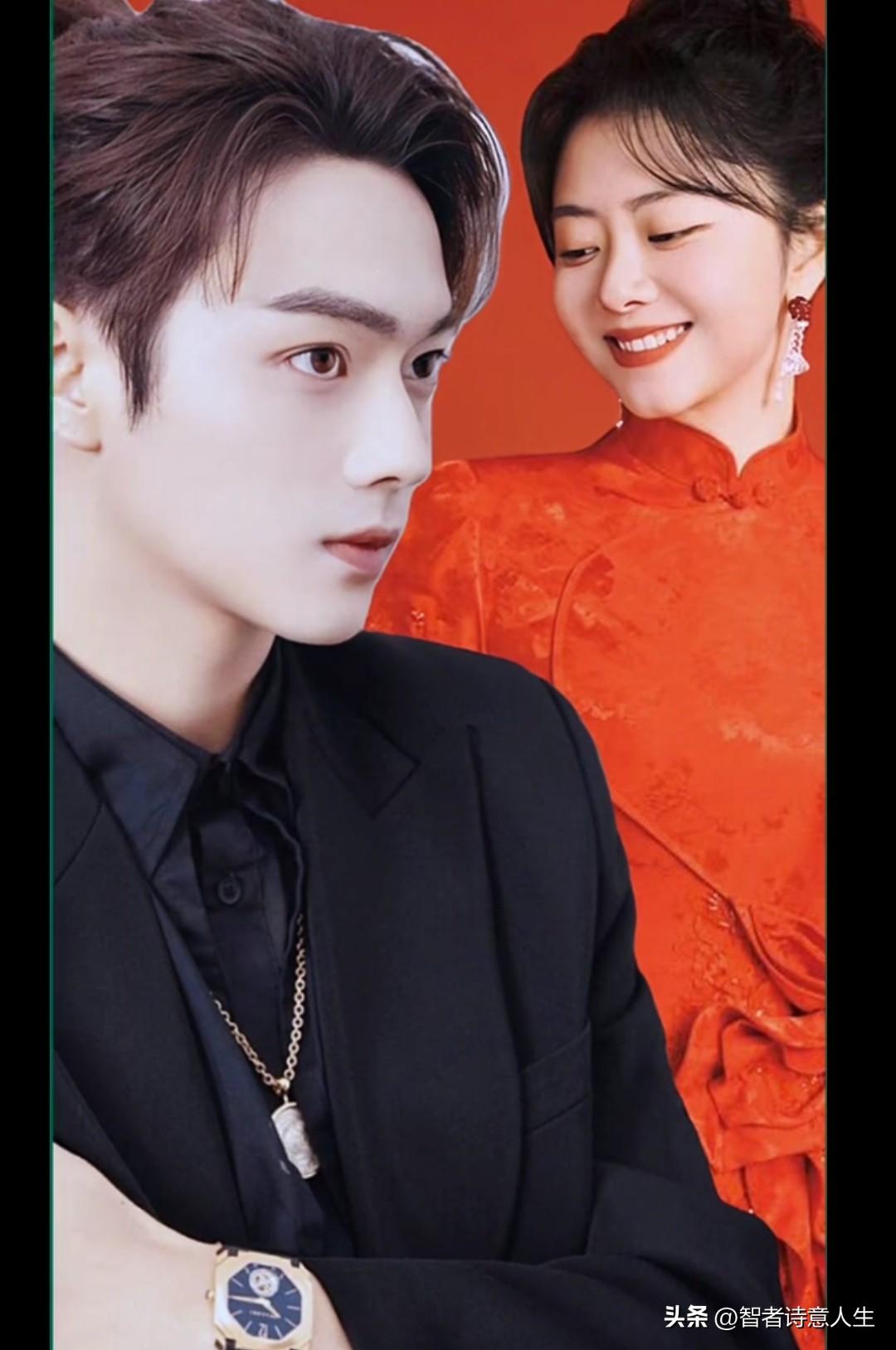 哇塞🤩红衣美人与黑衣帅哥的完美搭配，太养眼了！💕💕谭松韵古装颜值 白鹿唐朝