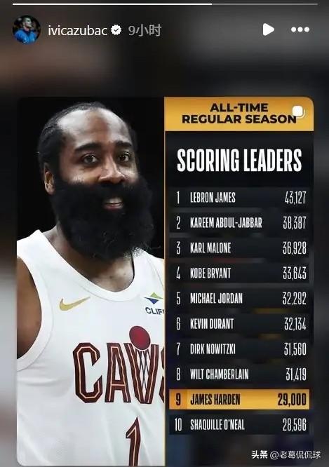 步行者新援祖巴茨真是太懂人情世故了！在今天骑士主场以115：101击败76人的比