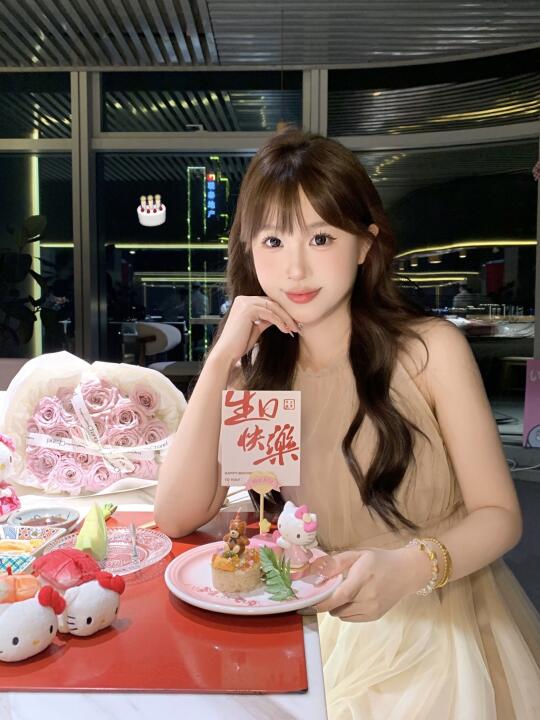 许愿日🎂我的寿司蛋糕好可爱!!