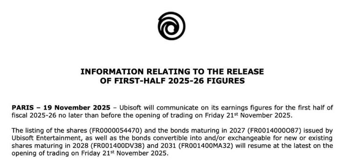 官方今日发文宣布，将于11月21日之前公开2025-2026财年上半年的财报，并