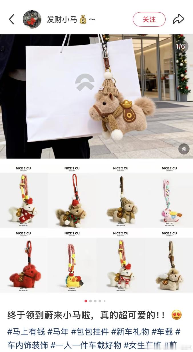 在线等蔚来这个小马从哪买...商城没看到啊