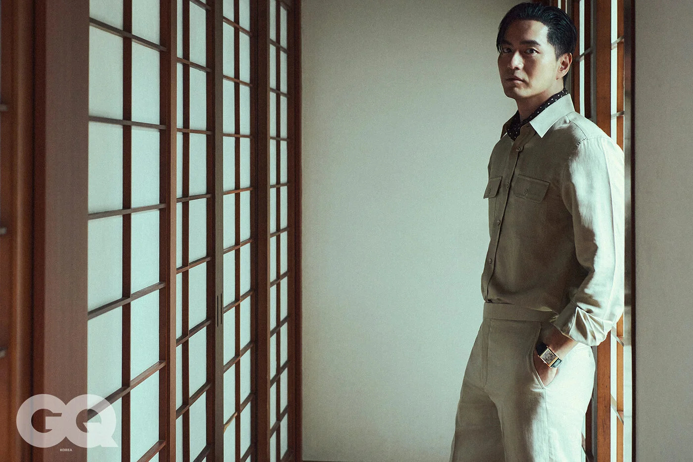 「李阵郁 x Ralph LaurenGQ KOREA February Dig