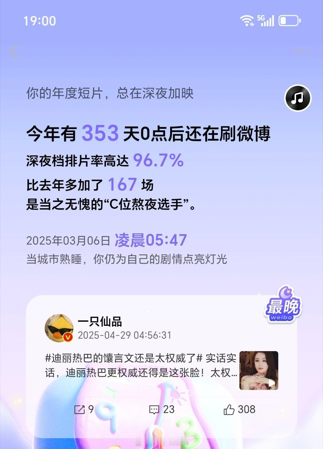 小仙25年凌晨4点还在发迪丽热巴红稿小仙会在26年继续支持热巴，支持巴粉 