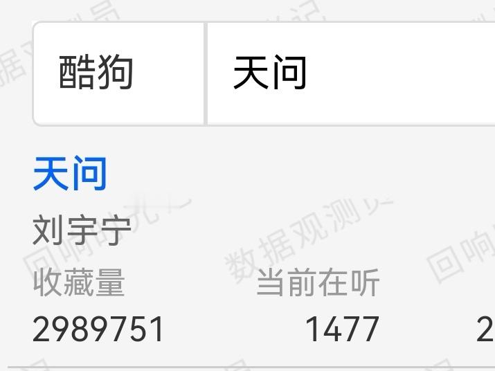 所有人带所有皓来酷狗收藏《天问》🔥🔥🔥向300w努力🔥🔥🔥《天问》最