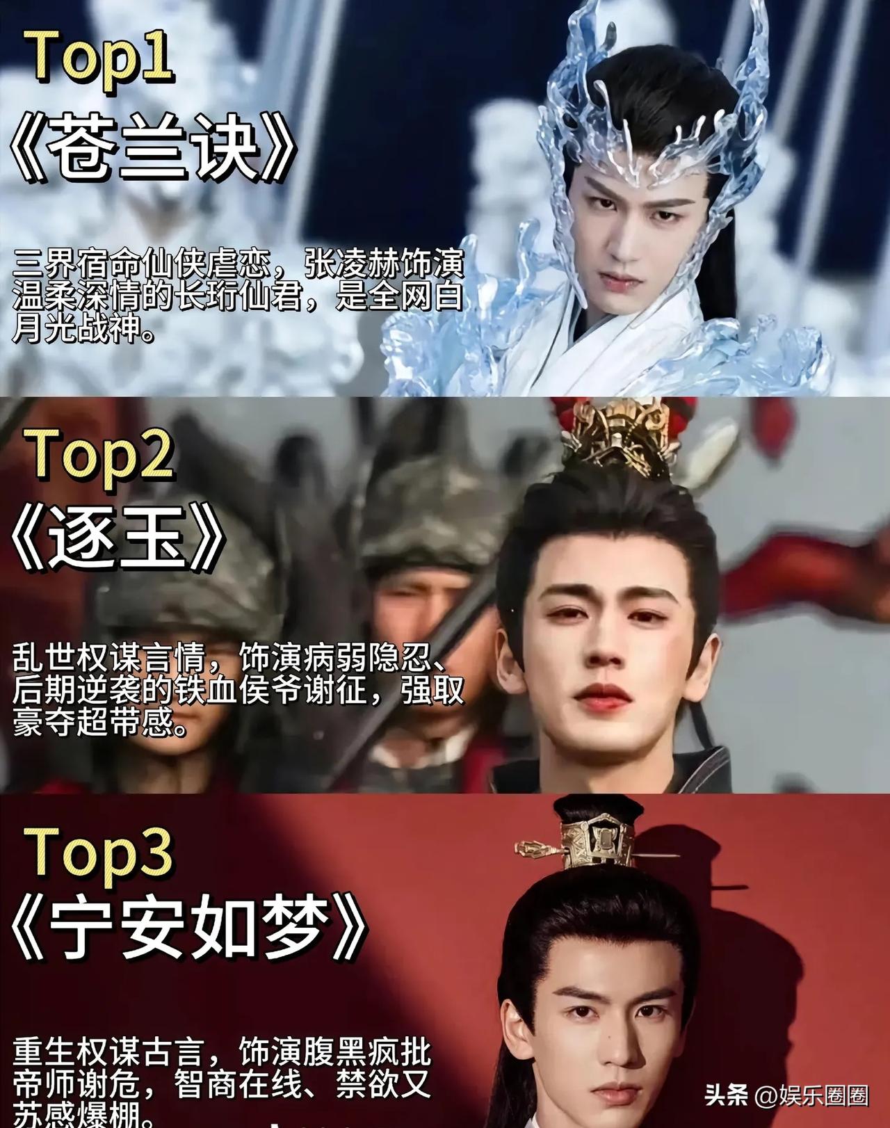 张凌赫15部作品精简清单（按题材分类）
 
古装仙侠/权谋
1. 《苍兰诀》 -