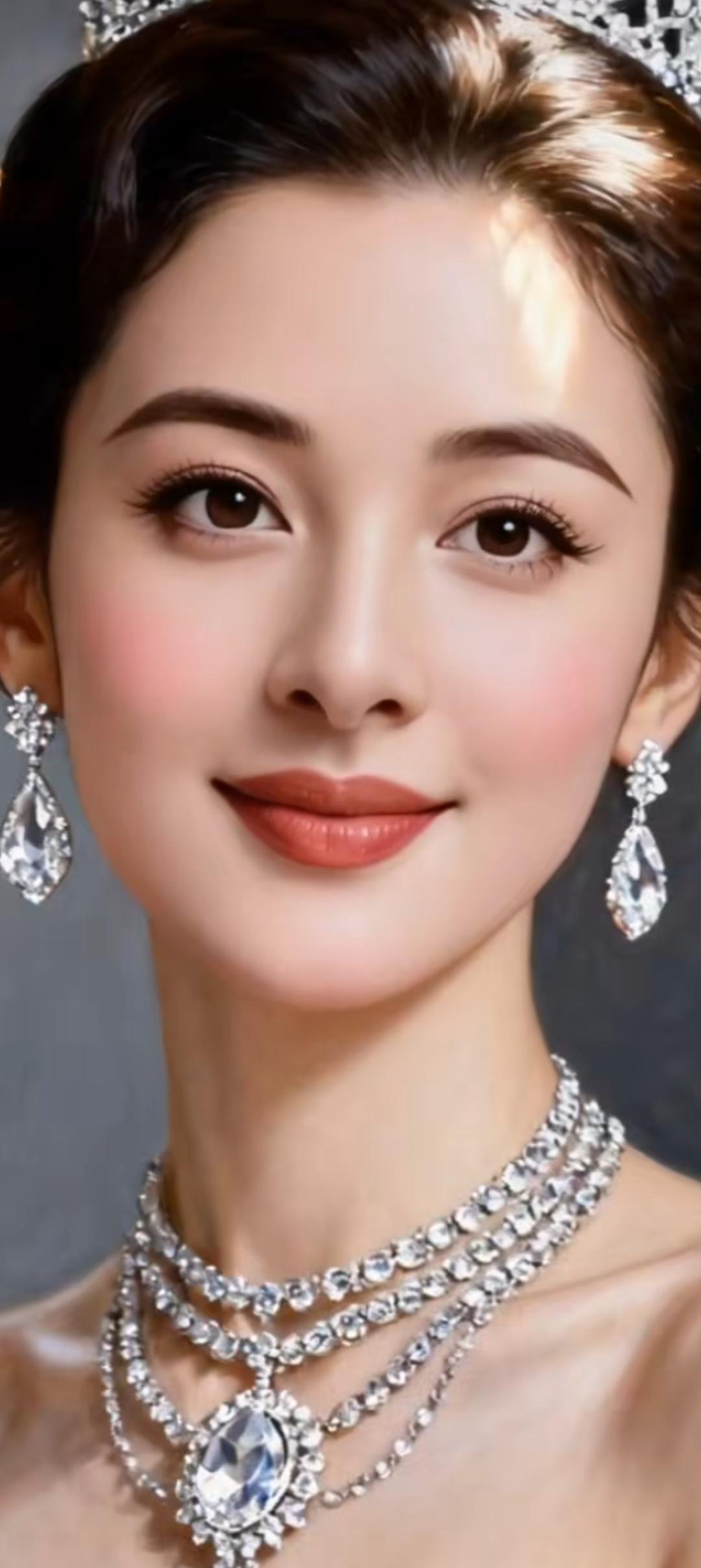 闪耀的珠宝，优雅的笑容，公主的魅力！💎👑🌸