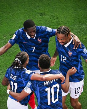 阿根廷 3-3 法国  法国 3-1 塞内加尔  法国 3-0 伊拉克  挪威 