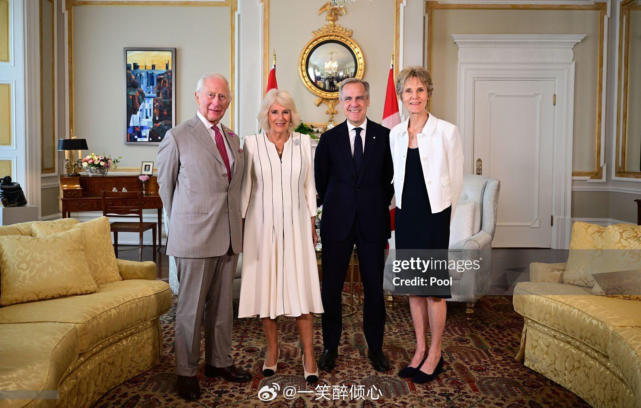 英国王室[超话]  2025年5月26日，查尔斯三世在加拿大渥太华总督府分别接见