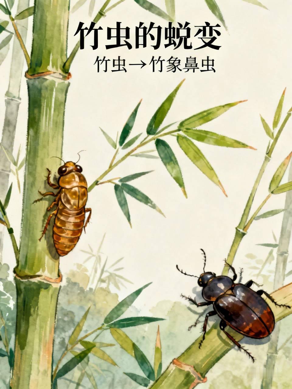你知道竹虫长大后会变成什么吗? 竹虫这玩意儿，看着白白胖胖，很多人好奇它长大后会