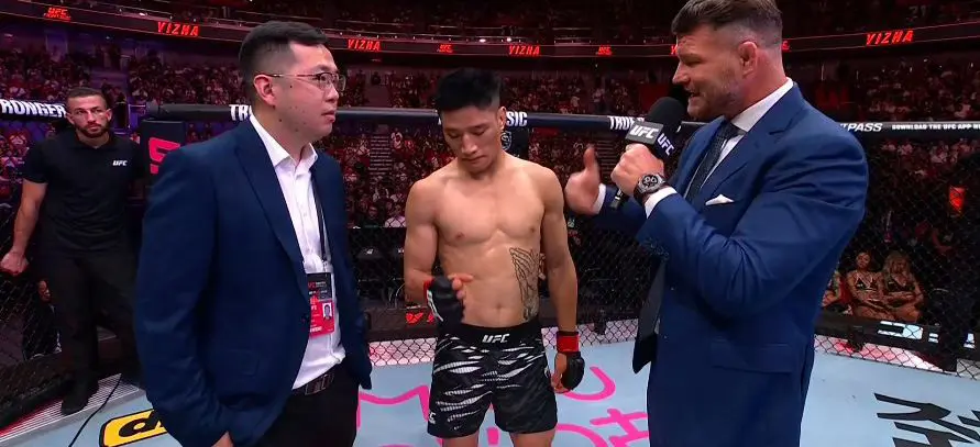 ufc上海站战报！“安多蛮子”益扎第一回合KO威斯汀·威尔逊！