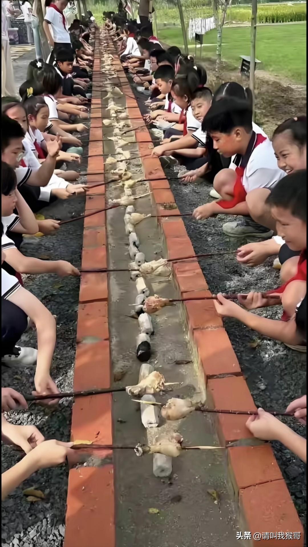 不要计较能不能烤熟，重在参与……