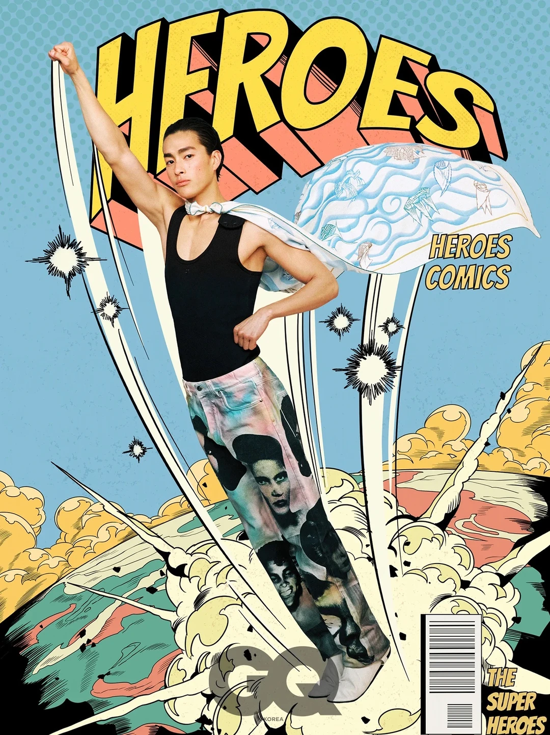 GQ Korea｜当漫画撞上时装
