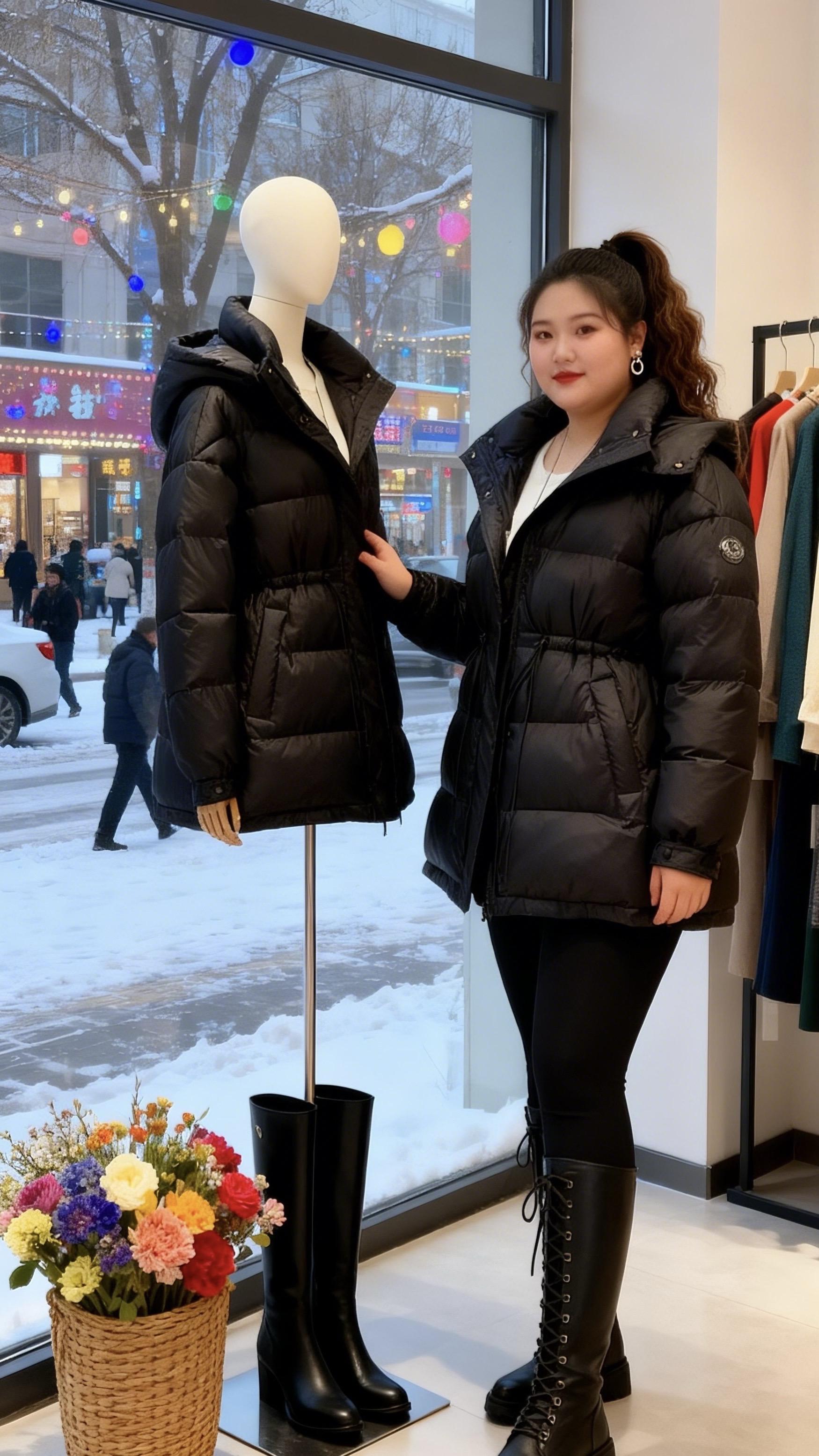 大码女装 这个冬天温度风度我都要 双12冬日氛围感穿搭大赏 给穿搭点颜...