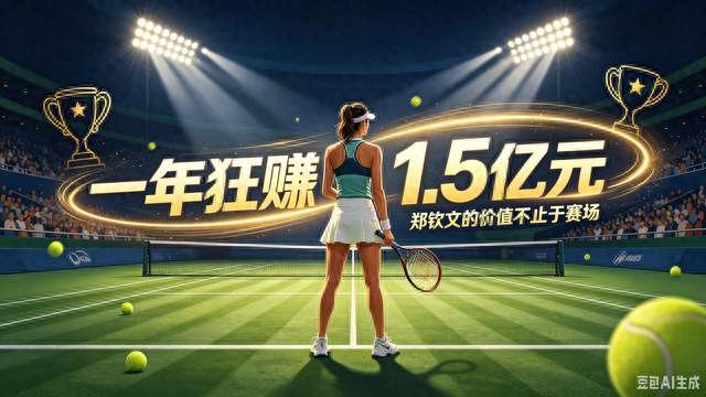 年入1.5亿！郑钦文的价值不止于赛场