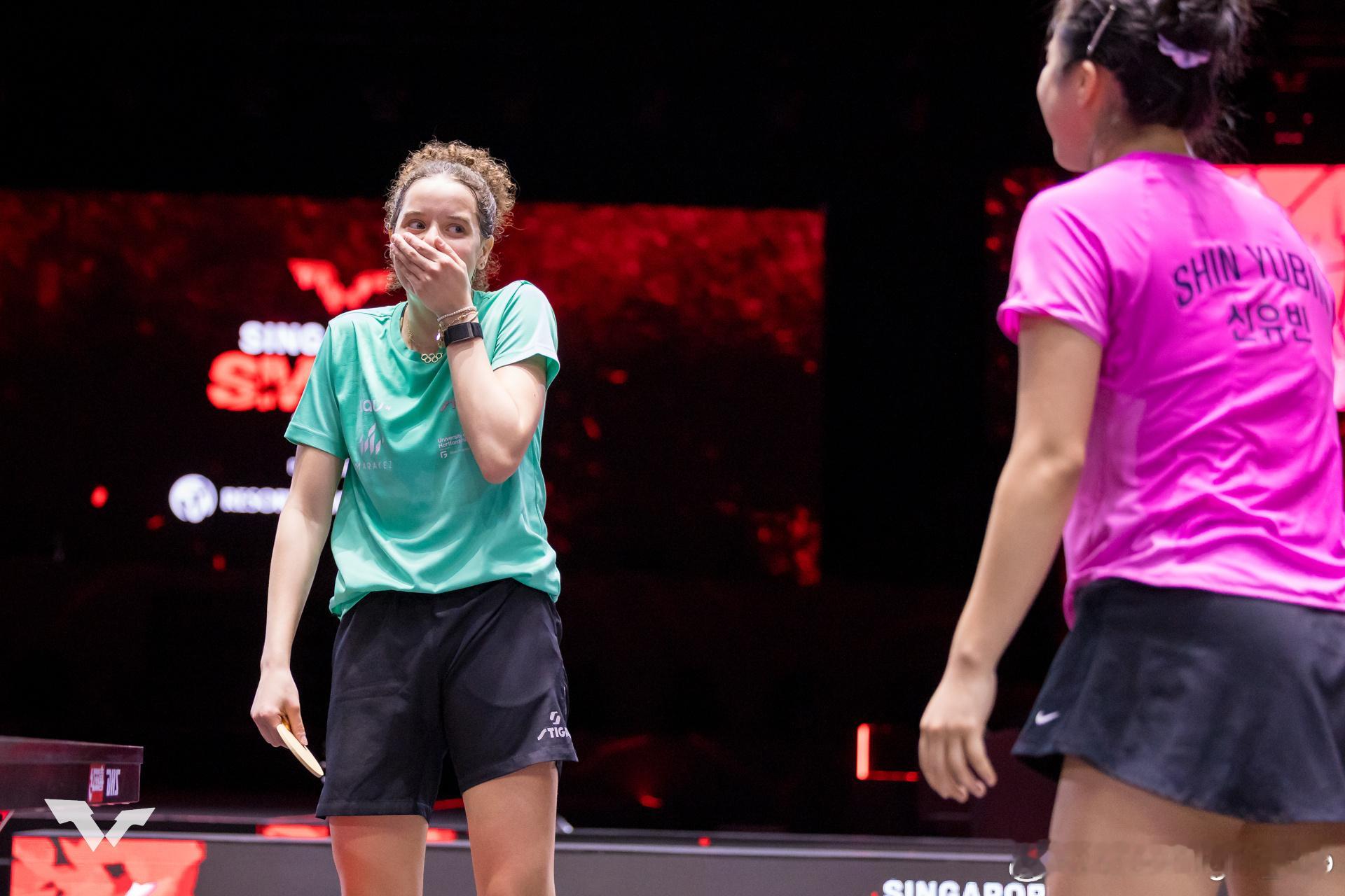 WTT新加坡大满贯2026 球星公开训练互动——申裕斌&汉娜·高达🏓（超可爱的