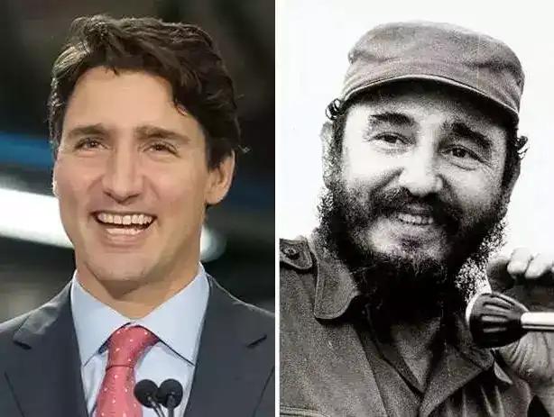 他们是不是父子关系?

特鲁多生于1971年12月25日，

特鲁多的母亲和卡斯