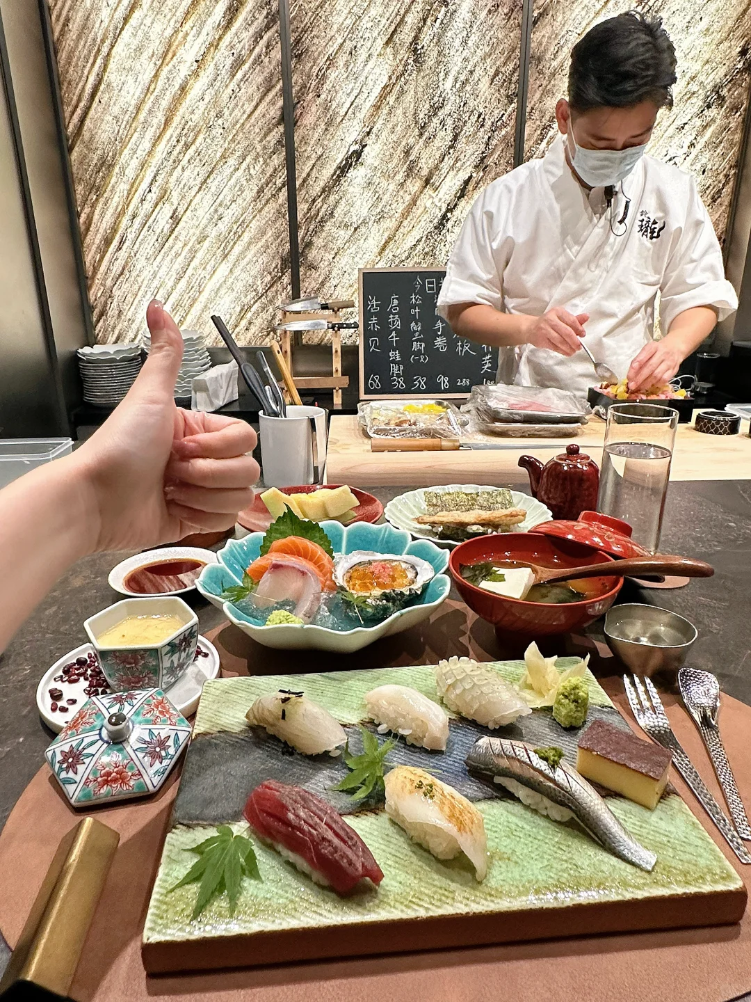 在广州！！珠江新城！！168r的omakase啊啊啊