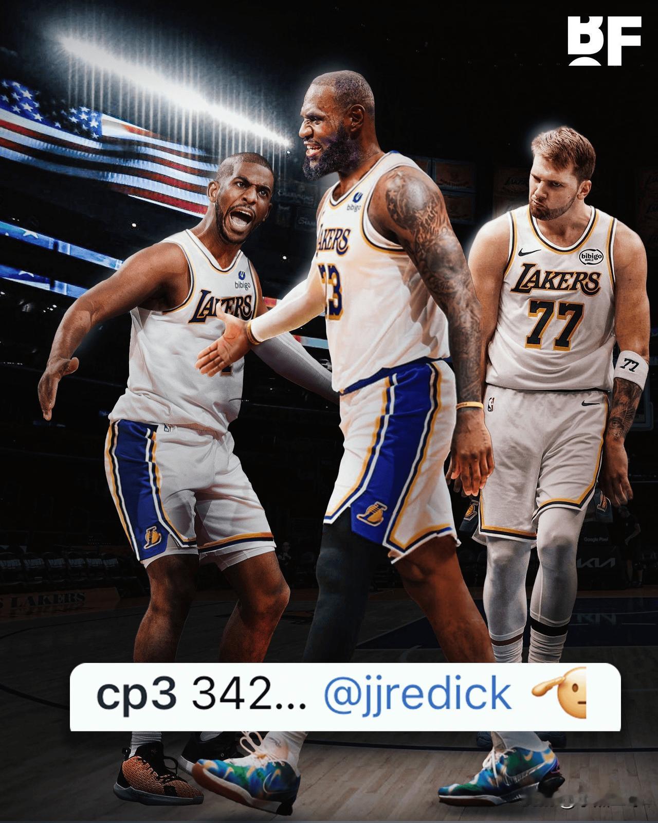 40岁保罗社媒晒自己连续命中20记三分训练视频，并配文写下“342”，同时@了J