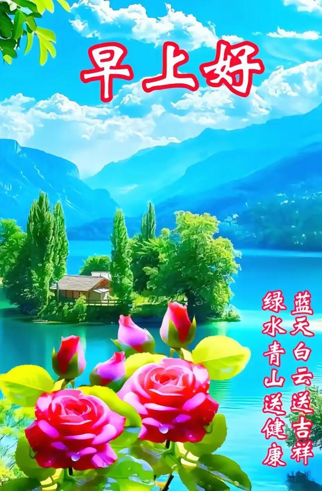 来张早安图片大地，早上好！