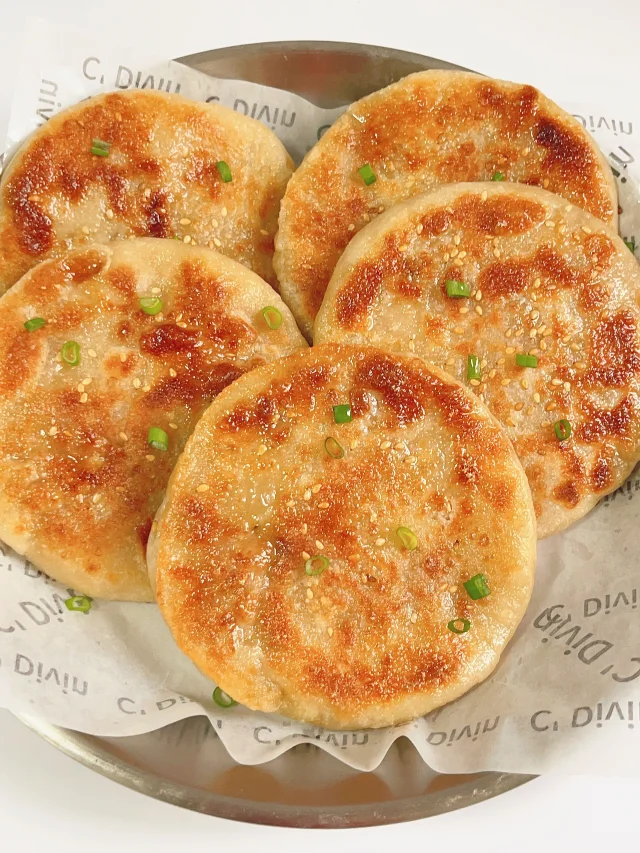 超好吃的酥脆肉饼，5分钟搞定孩子早餐
