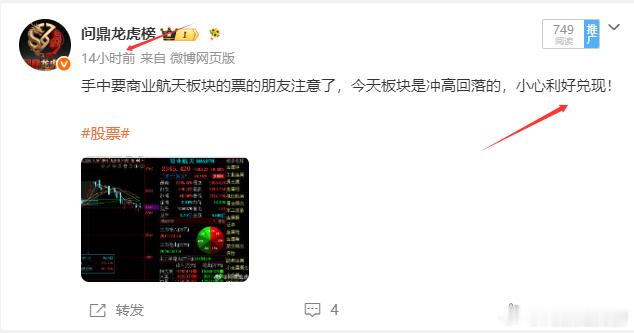 昨天给大家说商业航天小心利好兑现，美国昨晚的商业航天板块都是大跌！下周一商业航天