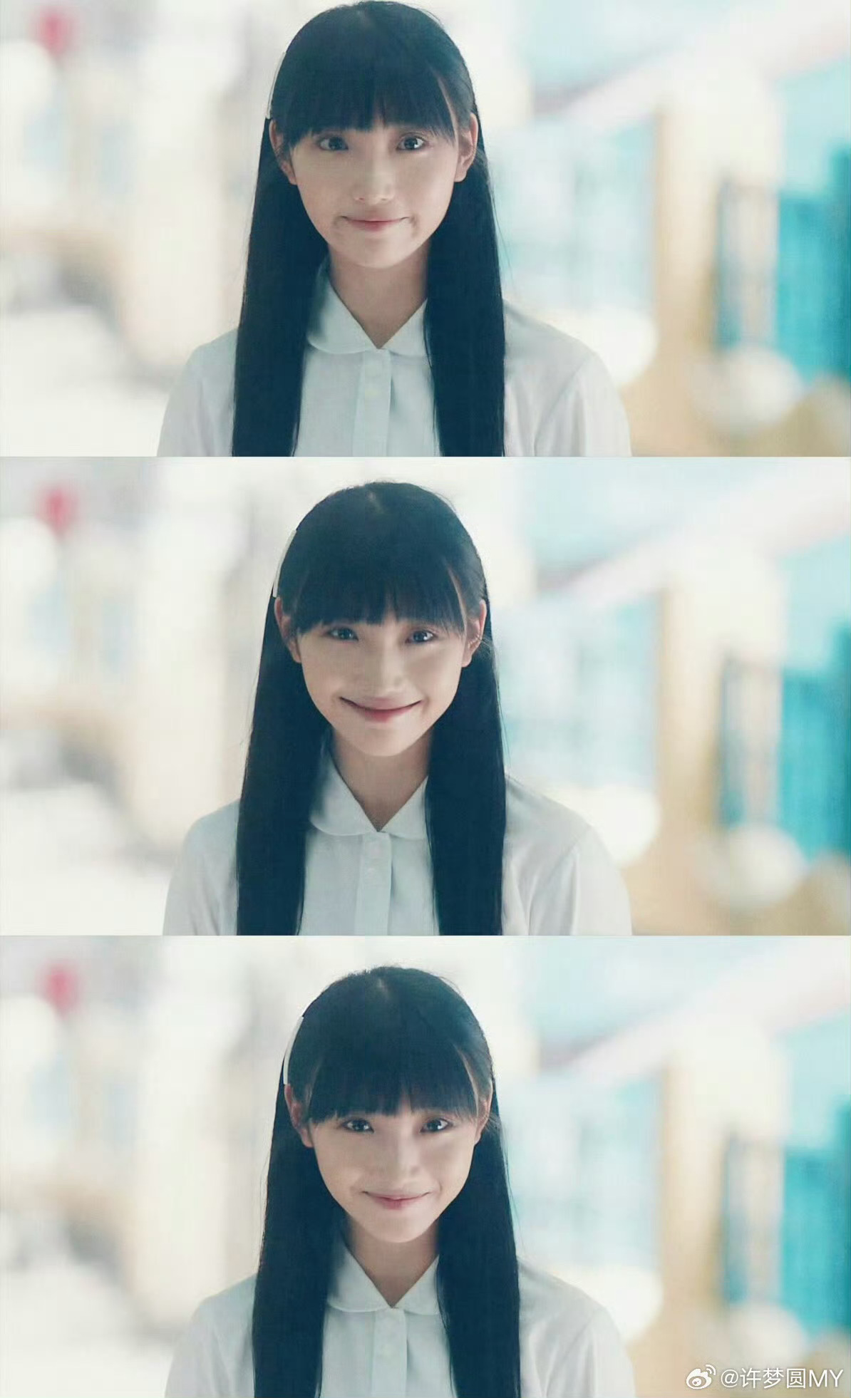 脸型一点没变诶挺甜美的 